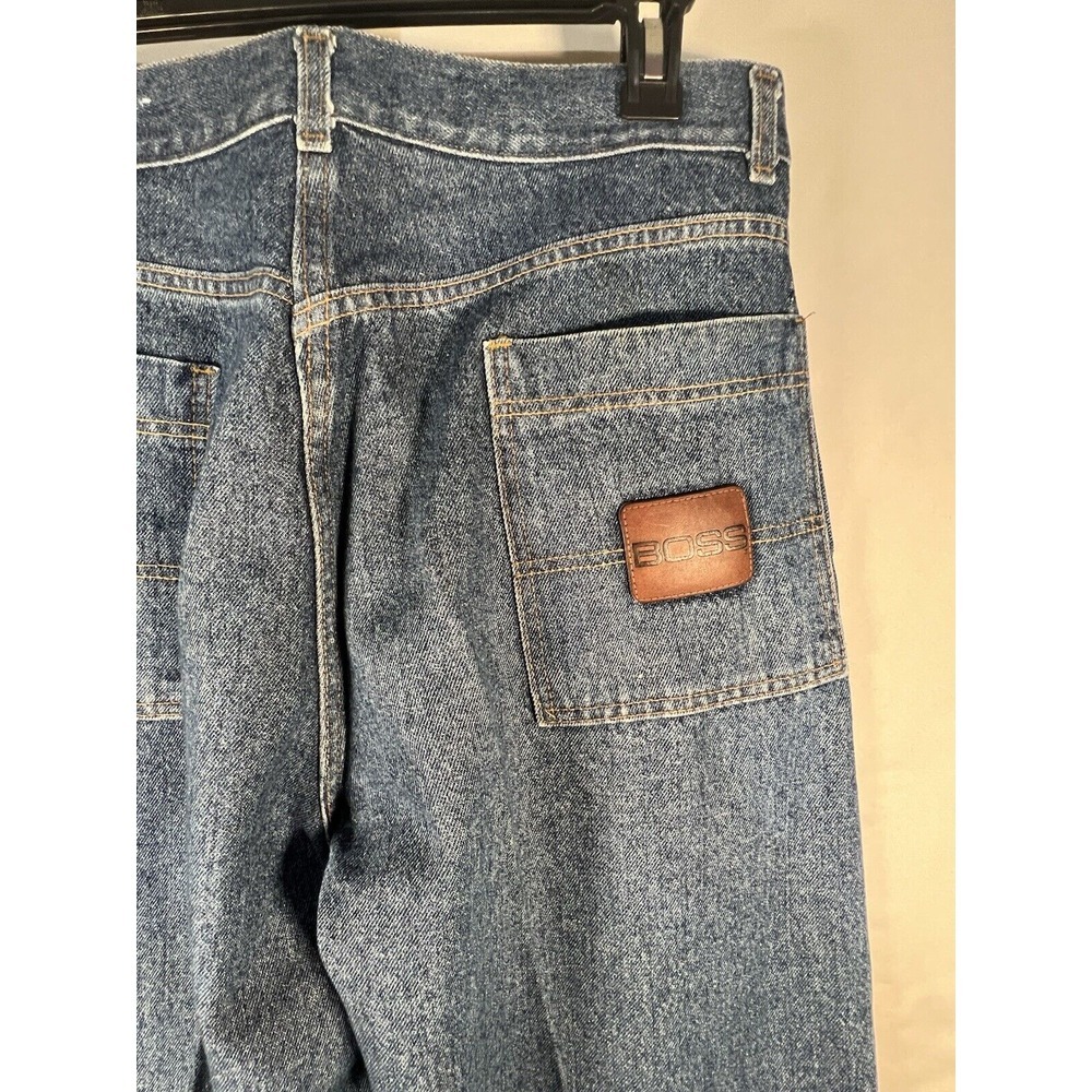 Vintage Boss Jeans Men's 34 Blue Denim Y2K‎ - Picture 10 of 10